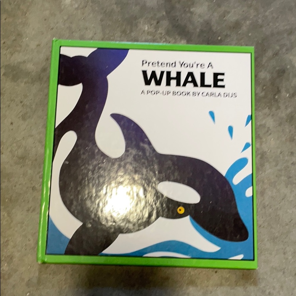 Children’s book pretend you are a whale